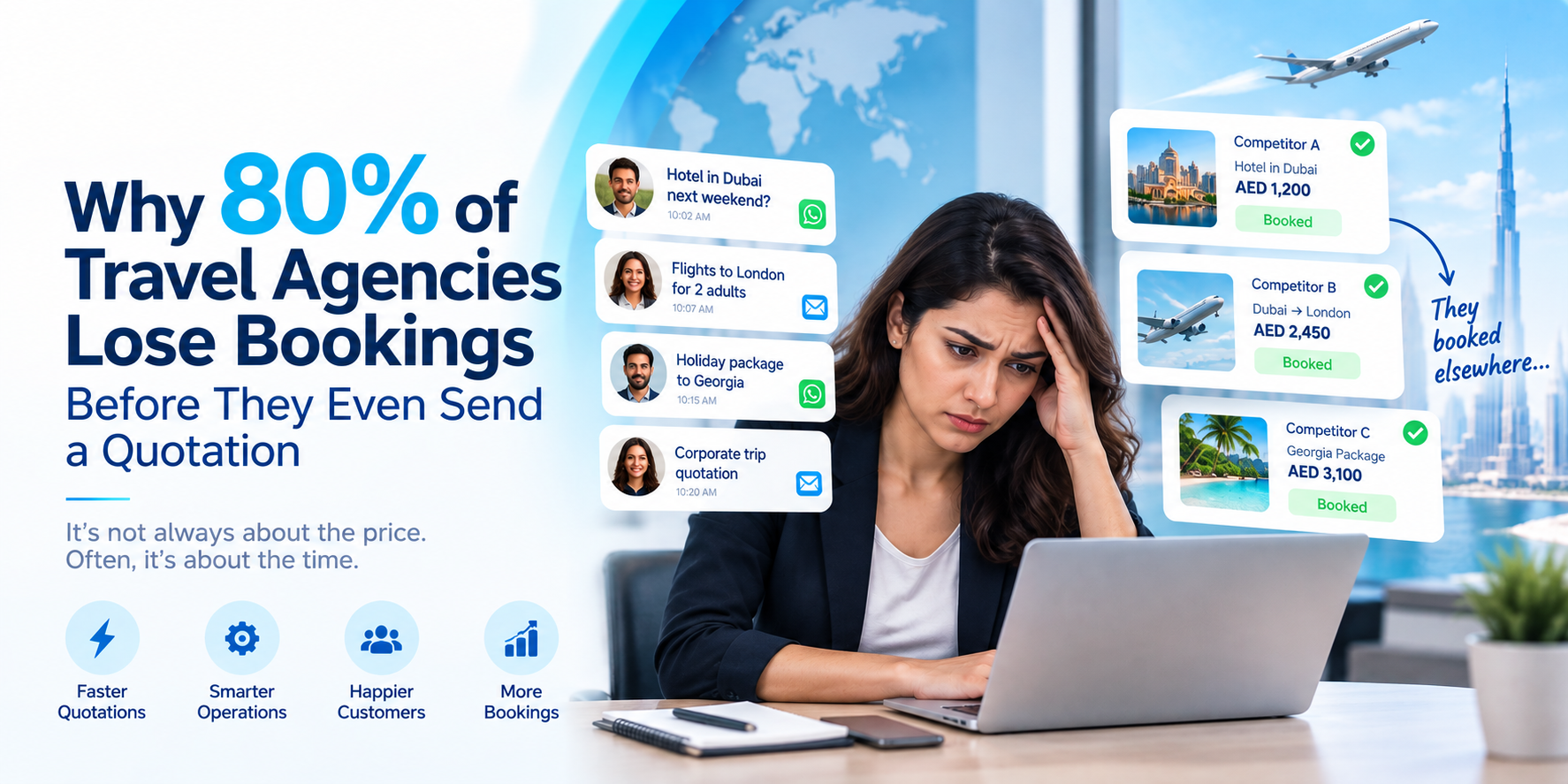 why travel agencies loose booking